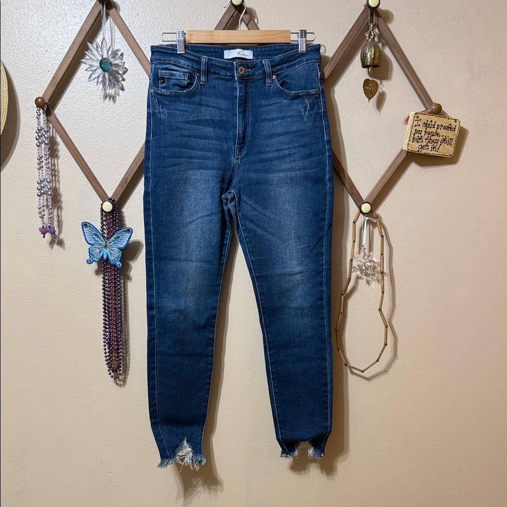 KanCan Midnight Blue Cropped Jeans